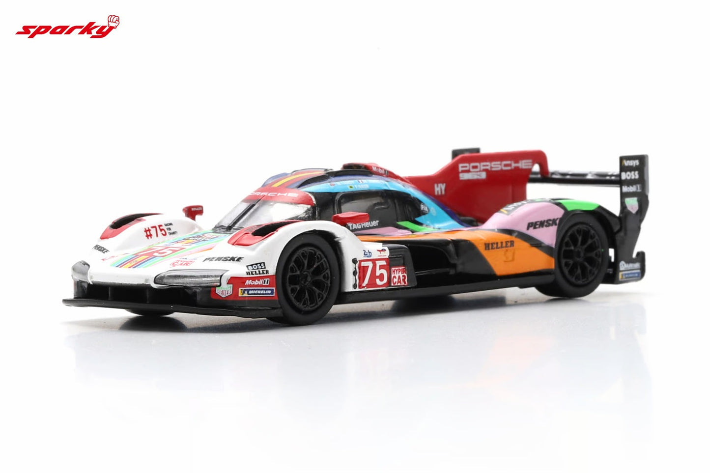 Spark Model - Porsche 963 #75 Penske Motorsport Le Mans 24H 2023 - Scala 1/64 Y303