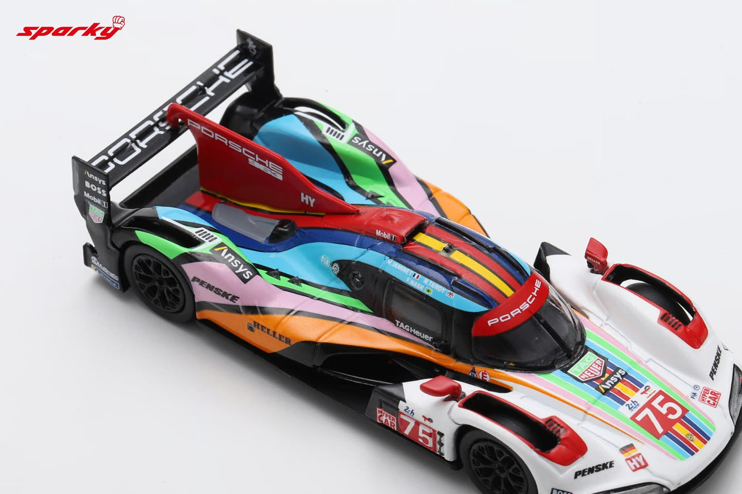 Spark Model - Porsche 963 #75 Penske Motorsport Le Mans 24H 2023 - Scala 1/64 Y303