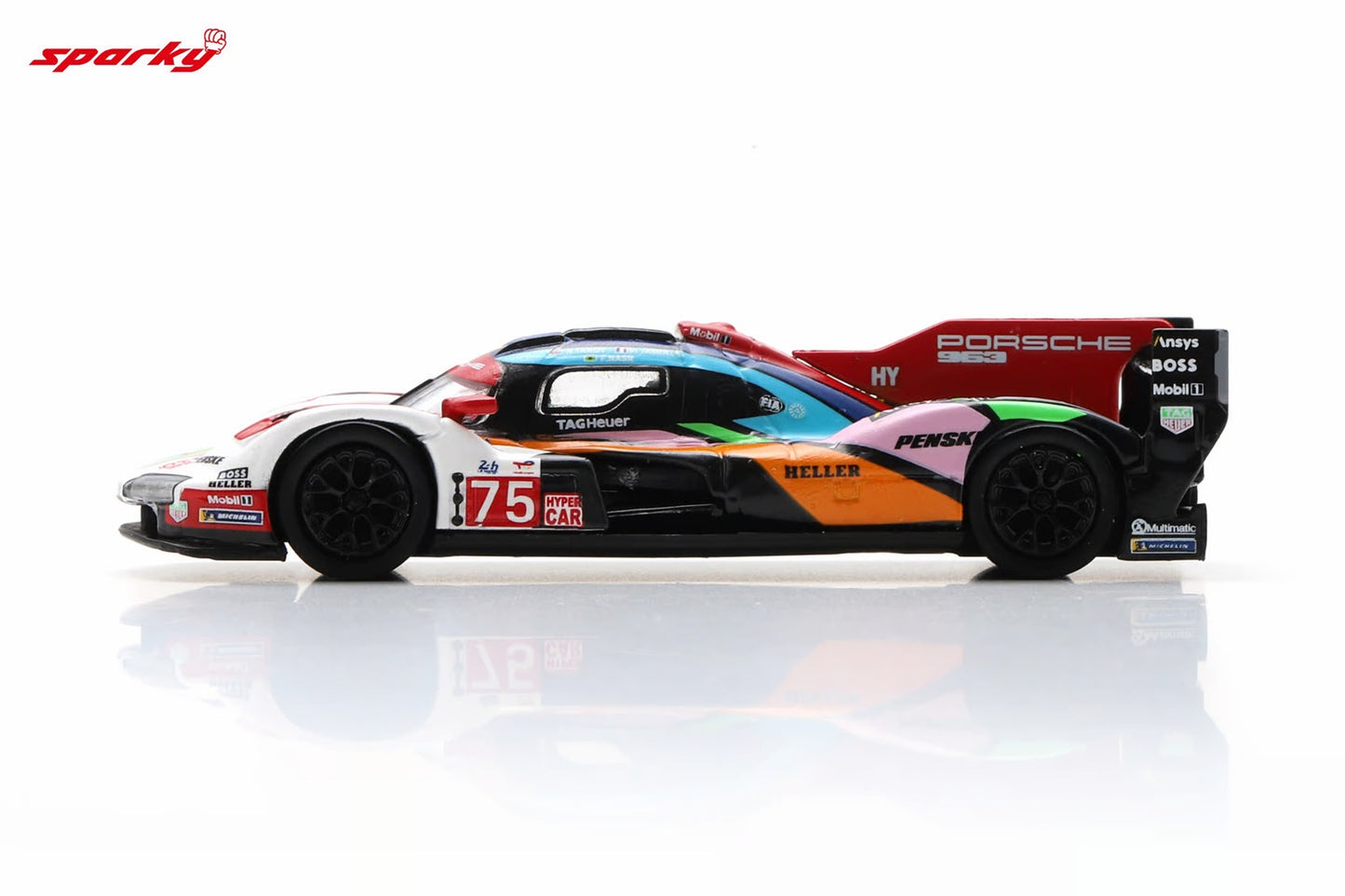 Spark Model - Porsche 963 #75 Penske Motorsport Le Mans 24H 2023 - Scala 1/64 Y303