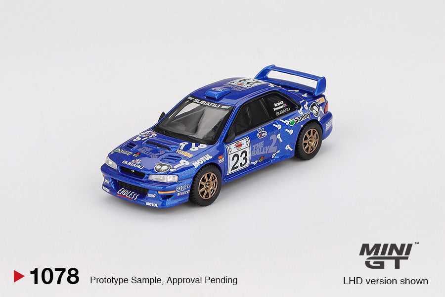 Subaru Impreza WRC99 #23 2000 Acropolis Rally - Mini GT - Scala 1/64 MGT01078-L