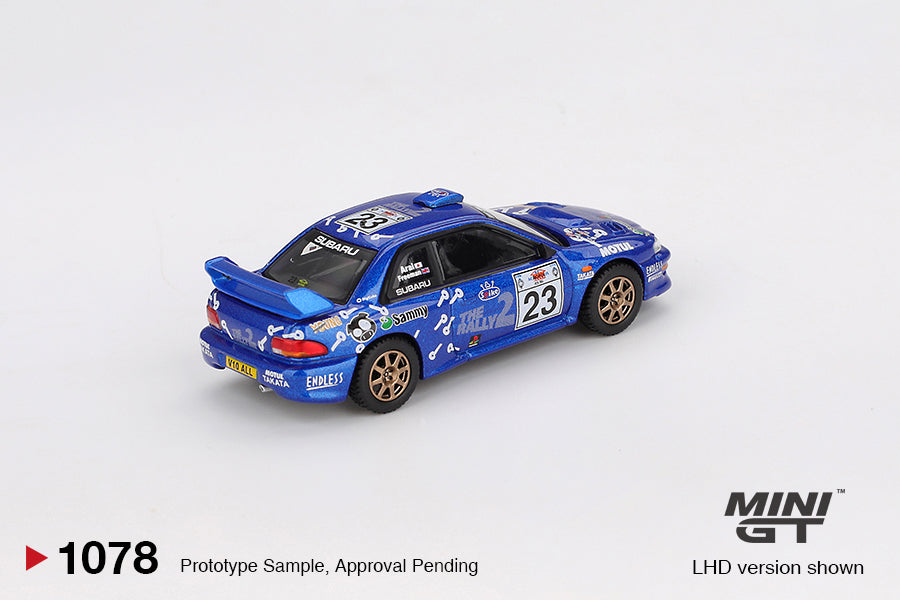Subaru Impreza WRC99 #23 2000 Acropolis Rally - Mini GT - Scala 1/64 MGT01078-L