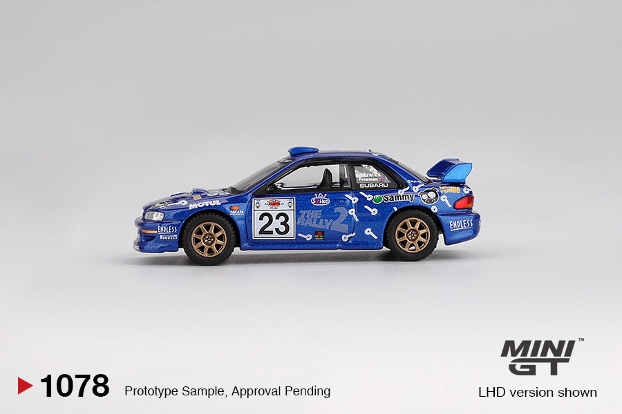 Subaru Impreza WRC99 #23 2000 Acropolis Rally - Mini GT - Scala 1/64 MGT01078-L