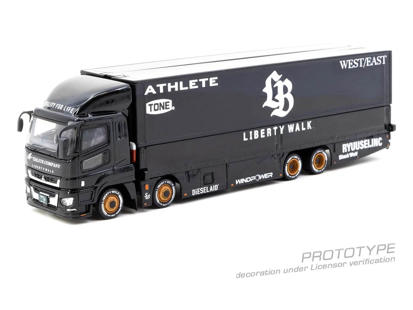 Mitsubishi Fuso Super Great LB-TRUCKS - Tarmac Works TRUCK64 - Scala 1/64 T64T-TL001-LBB
