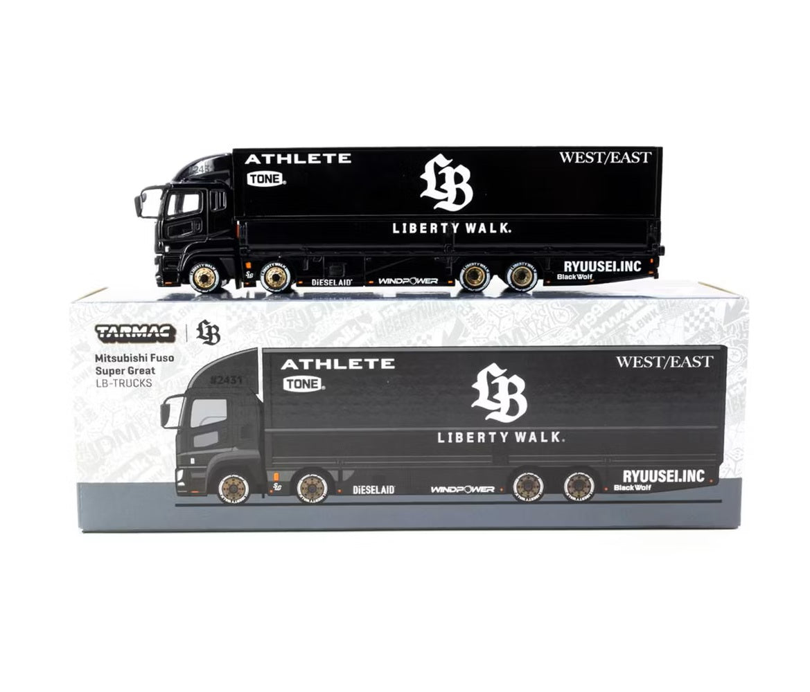 Mitsubishi Fuso Super Great LB-TRUCKS - Tarmac Works TRUCK64 - Scala 1/64 T64T-TL001-LBB