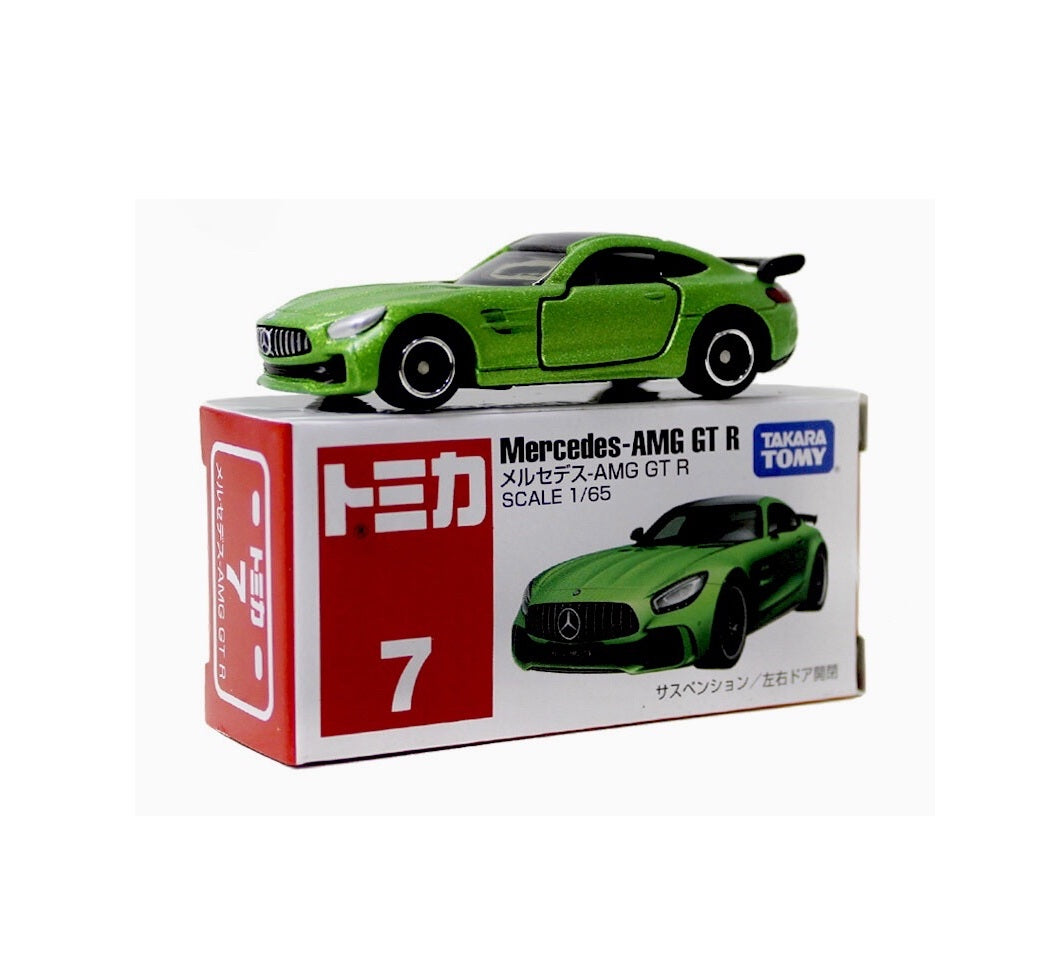 Mercedes Benz AMG GT R Green - Takara Tomy Tomica - Scala 1/64 Circa