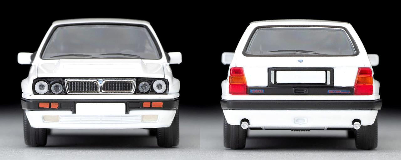Lancia Delta HF Integrale 16V White - Tomytec Tomica Limited Vintage Neo - Scala 1/64 LV-N130d