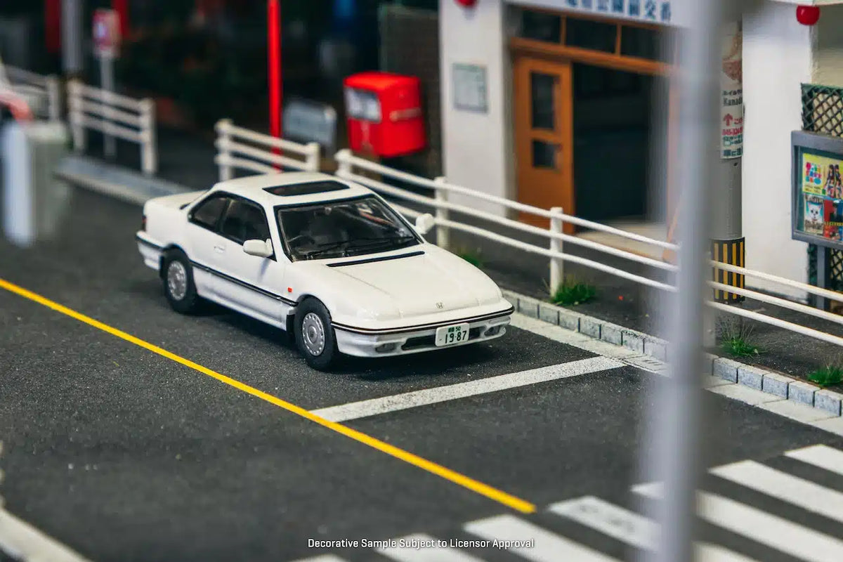 Tarmac Works - Honda Prelude (BA4) White - J-Collection - Scala 1/64 JC64-TL009-WH