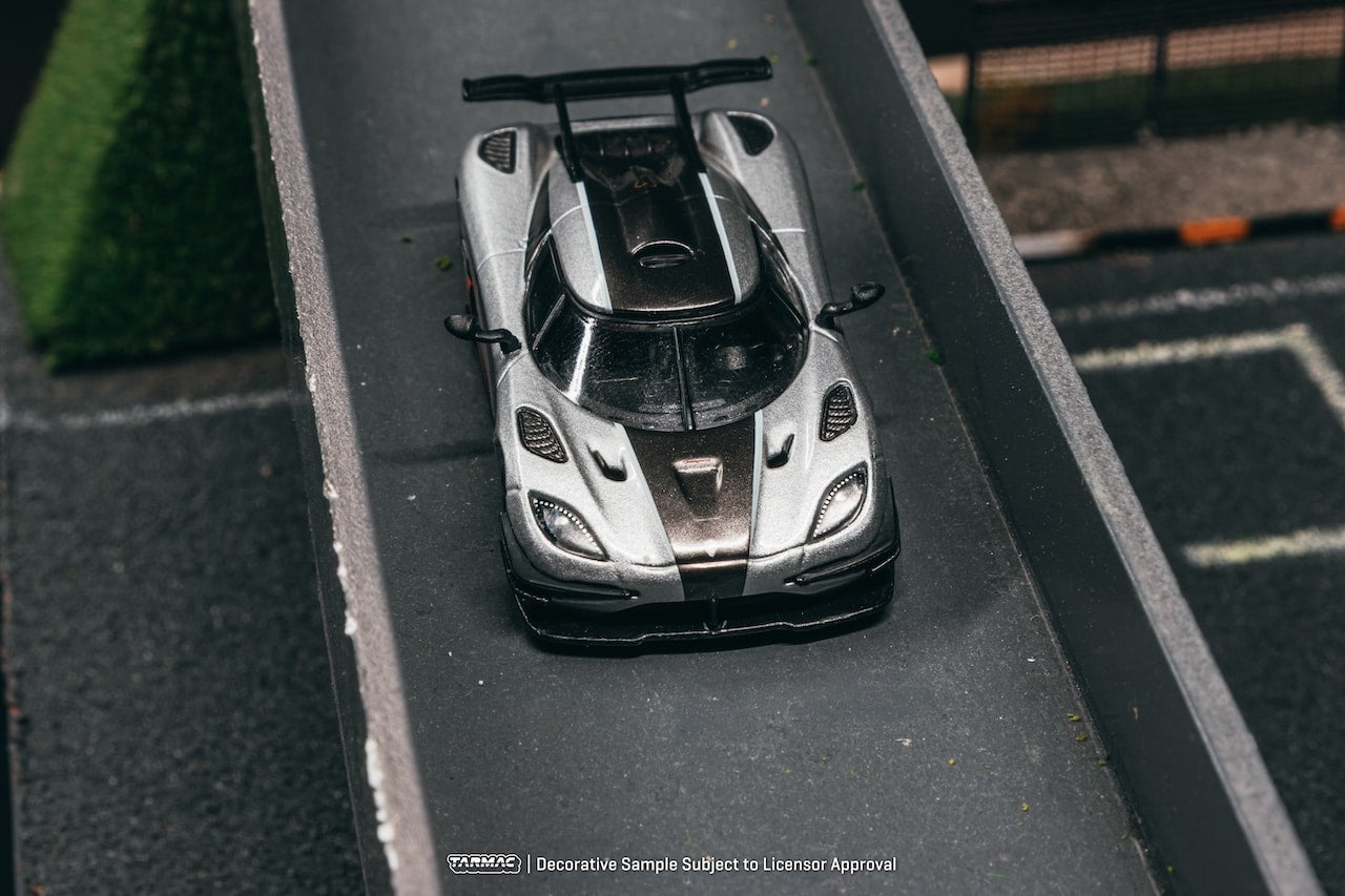 Tarmac Works - Koenigsegg One:1 Silver - GLOBAL64 - Scala 1/64 T64G-TL054-SL