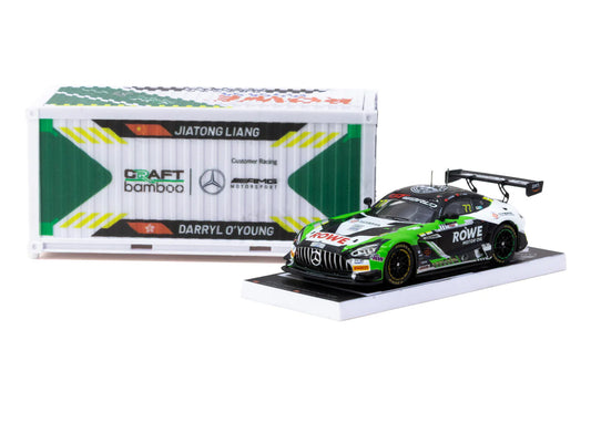 Mercedes-AMG GT3 GT World Challenge Asia 2025 Beijing Season Finale Craft-Bamboo Racing #77 with Container - HOBBY64 - Tarmac Works - Scala 1/64 T64-062-25CHN77