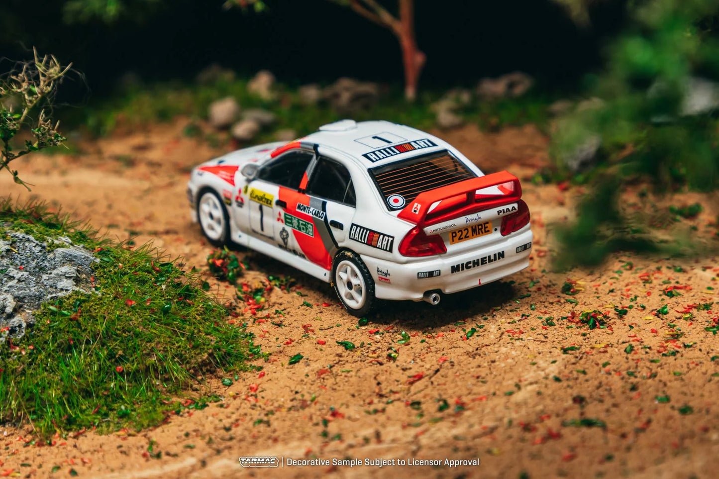 Mitsubishi Lancer Evolution IV Rallye Monte-Carlo 1997 #1 - GLOBAL64 - Tarmac Works - Scala 1/64 T64G-076-97MCR01