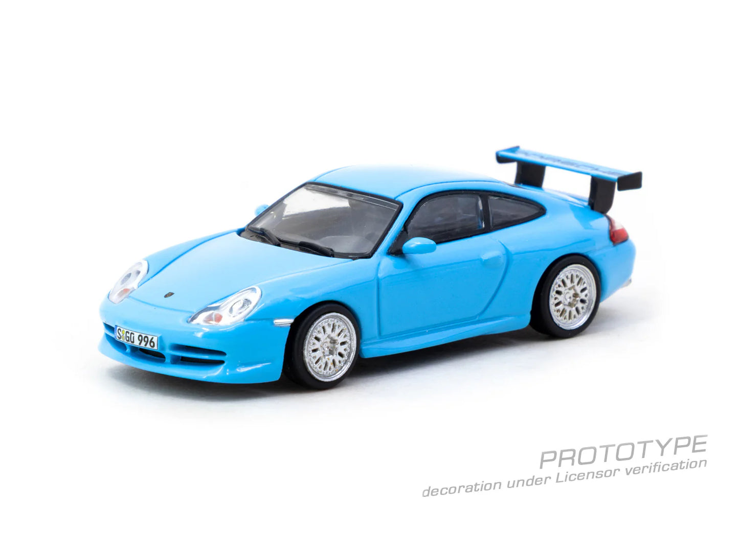 Porsche 911 Gt3 (996) Light Blue - GLOBAL64 - Tarmac Works - Scala 1/64 T64G-069-BL