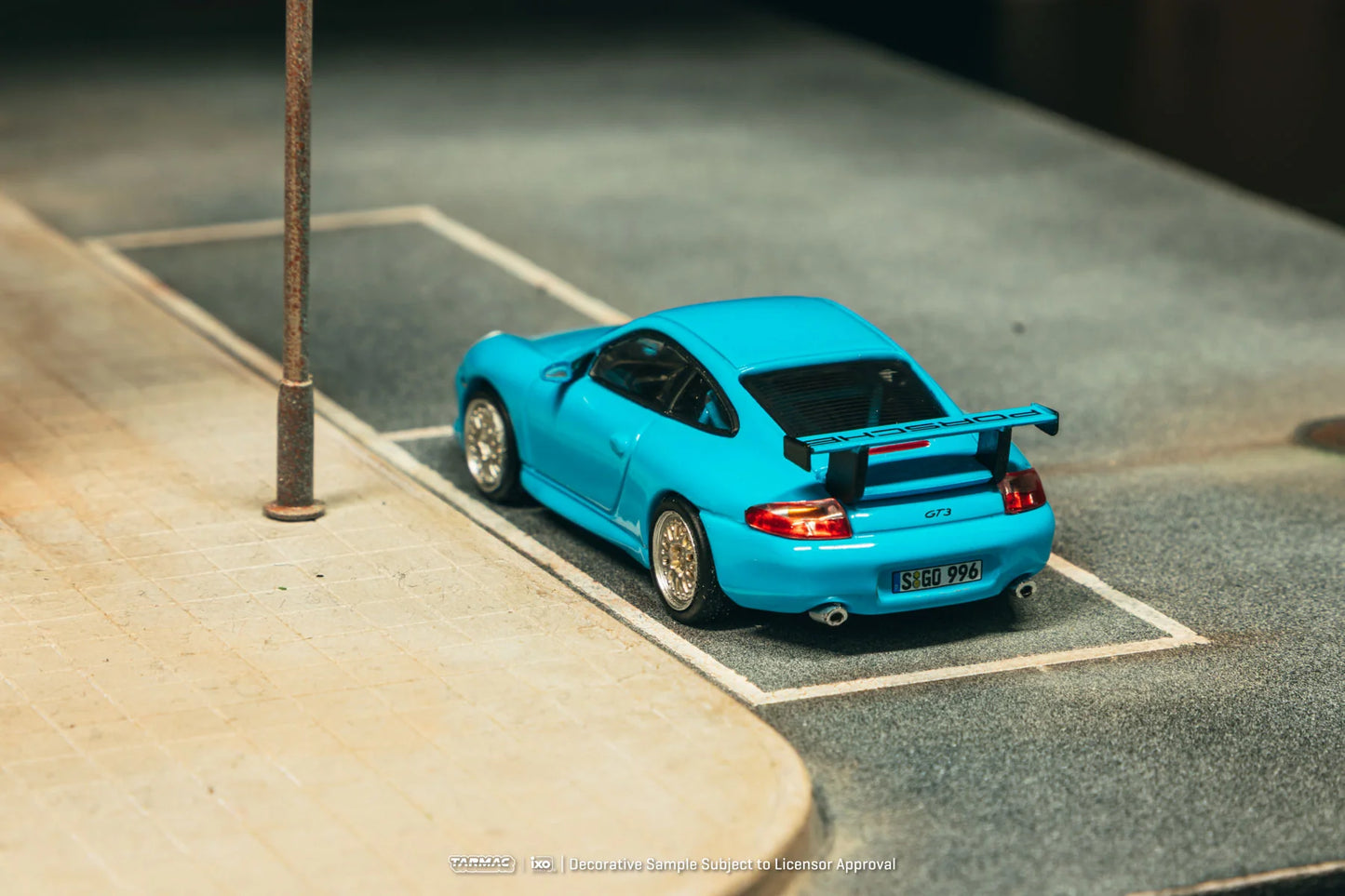 Porsche 911 Gt3 (996) Light Blue - GLOBAL64 - Tarmac Works - Scala 1/64 T64G-069-BL