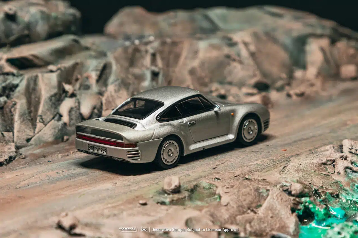 Porsche 959 Silver - GLOBAL64 - Tarmac Works - Scala 1/64 T64G-068-SL
