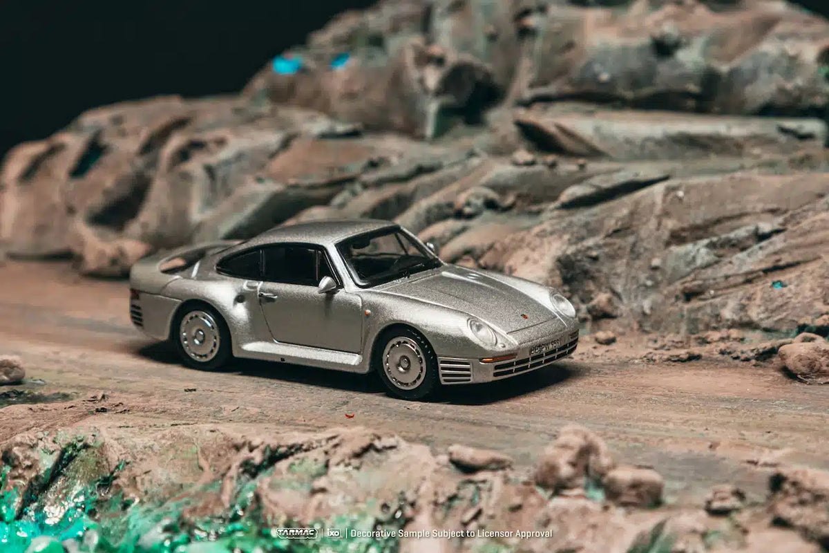 Porsche 959 Silver - GLOBAL64 - Tarmac Works - Scala 1/64 T64G-068-SL