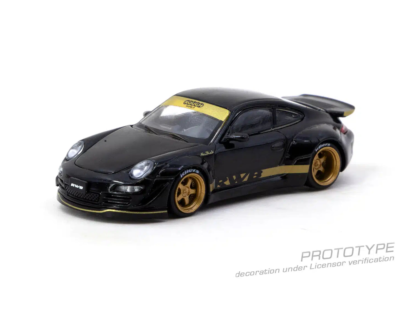 RWB 997 Porsche Black - HOBBY64 - Tarmac Works - Scala 1/64 T64-TL057-BK