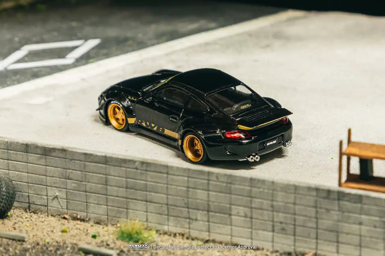RWB 997 Porsche Black - HOBBY64 - Tarmac Works - Scala 1/64 T64-TL057-BK