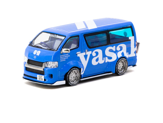 Toyota Hiace Widebody Yasaki Special Edition - HOBBY64 - Tarmac Works - Scala 1/64 T64-038-YAS
