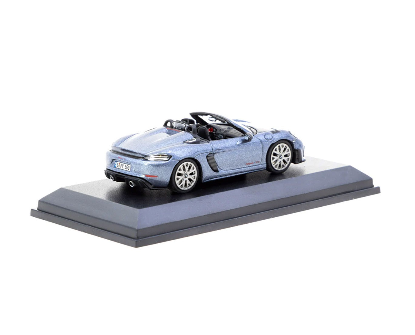 Porsche 718 Spyder RS Vanadium Grey Metallic Collab64 Minichamps
