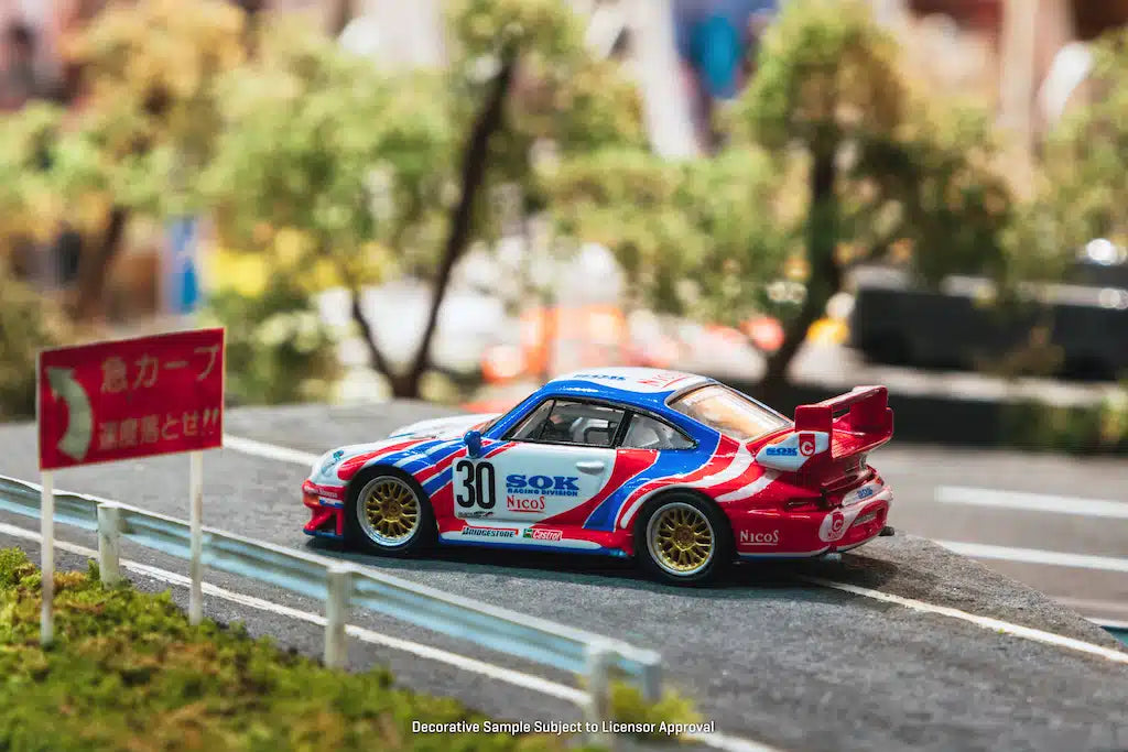 Porsche 911 GT2 Sohgo-Keibi #30  - Tarmac Works COLLAB64 Schuco - Scala 1/64 T64S-004-SK