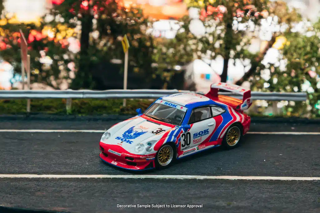 Porsche 911 GT2 Sohgo-Keibi #30  - Tarmac Works COLLAB64 Schuco - Scala 1/64 T64S-004-SK