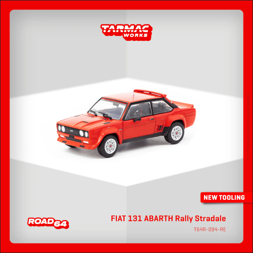 Fiat 131 Abarth Rally Stradale - ROAD64 - Tarmac Works - Scala 1/64 T64R-094-RE