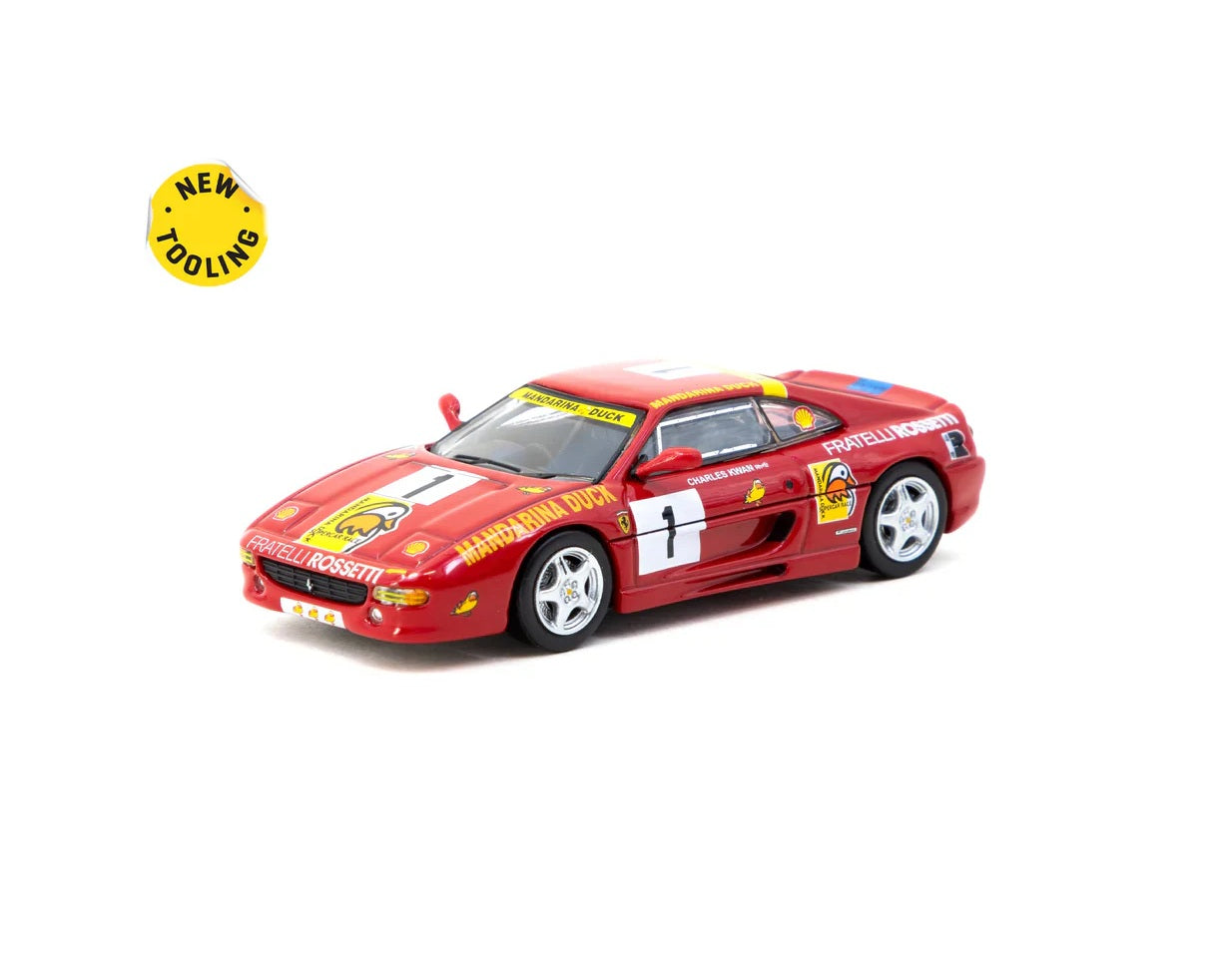 Ferrari F355 Challenge Macau Super Car Race 1994 Winner #01 Charles Kwan - Tarmac Works HOBBY64 - Scala 1/64 T64-083-94MGP01