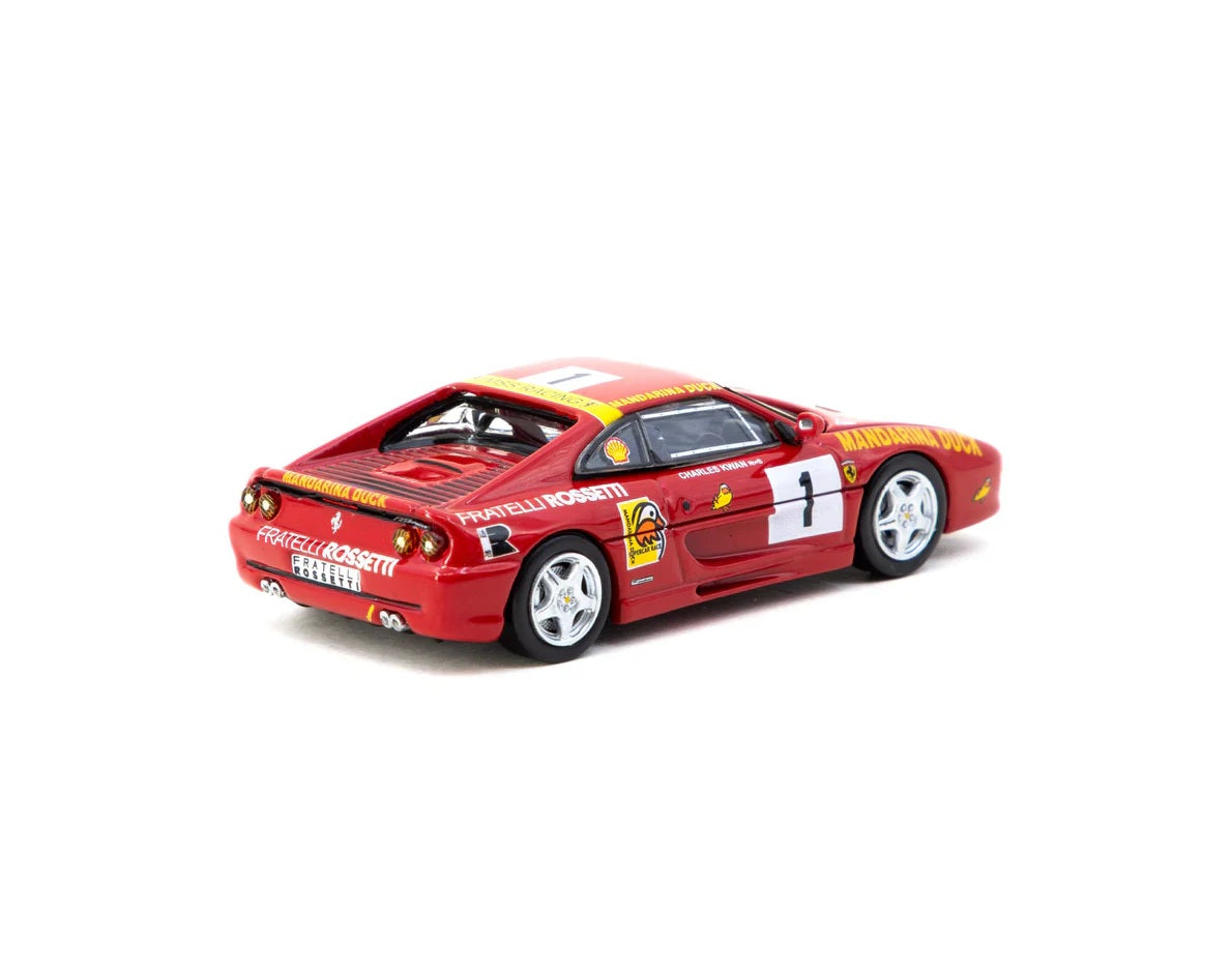 Ferrari F355 Challenge Macau Super Car Race 1994 Winner #01 Charles Kwan - Tarmac Works HOBBY64 - Scala 1/64 T64-083-94MGP01