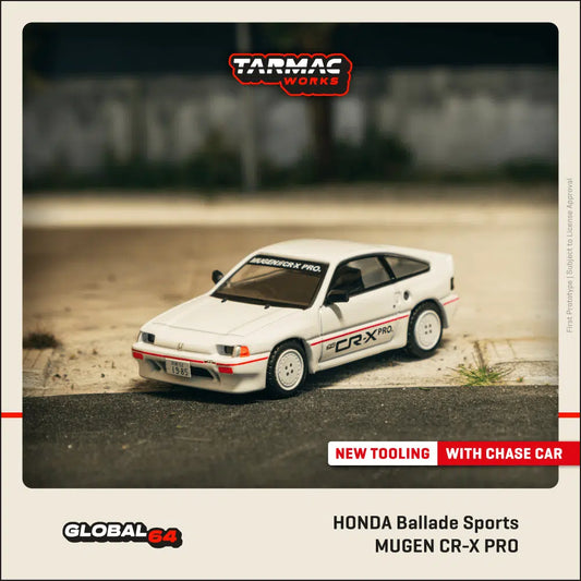 Honda Ballade Sports MUGEN CR-X PRO White - Tarmac Works GLOBAL64 - Scala 1/64 T64G-TL058-WH