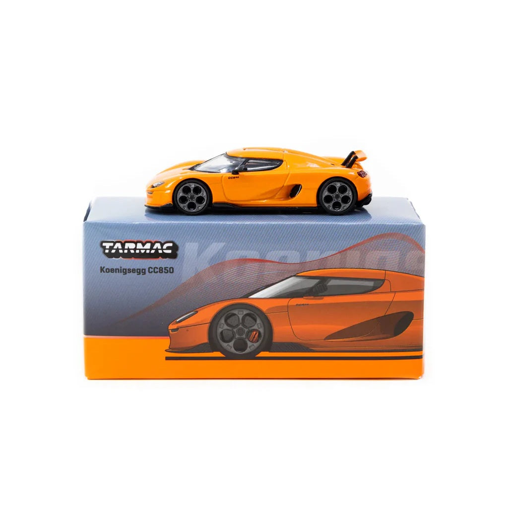 Koenigsegg CC850 Orange - Tarmac Works GLOBAL64 - Scala 1/64 T64G-TL051-OR