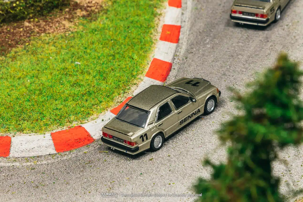 Mercedes-Benz 190 E 2.3-16 Race of Champion 1984 Ayrton Senna - GLOBAL64 - Tarmac Works - Scala 1/64 T64G-047-84ROC11