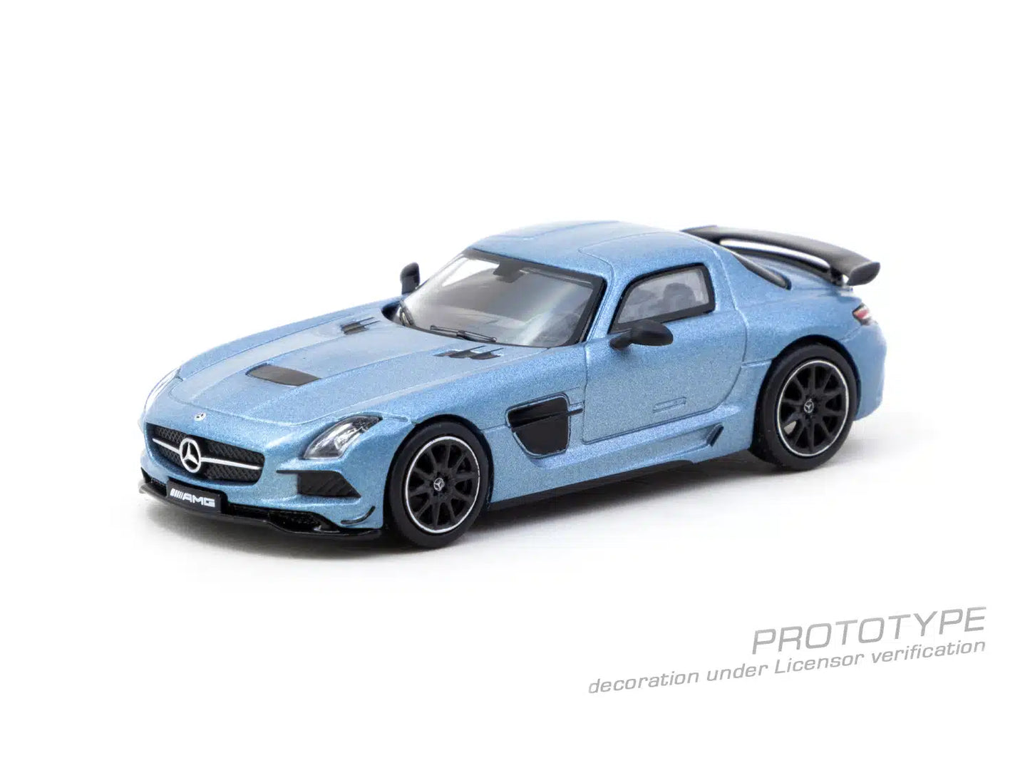 Mercedes-Benz SLS AMG Coupé Black Series Matte Blue - Tarmac Works GLOBAL64 - Scala 1/64 T64G-027-MB