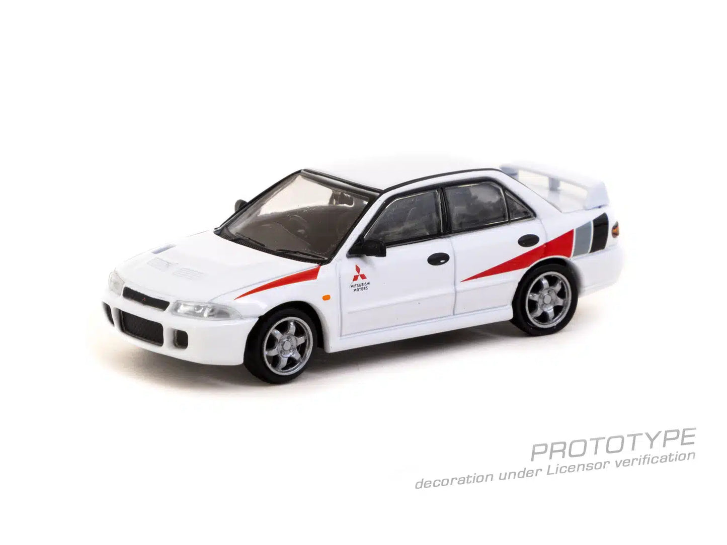 Mitsubishi Lancer RS Evolution White - Tarmac Works GLOBAL64 - Scala 1/64 T64G-048-RS
