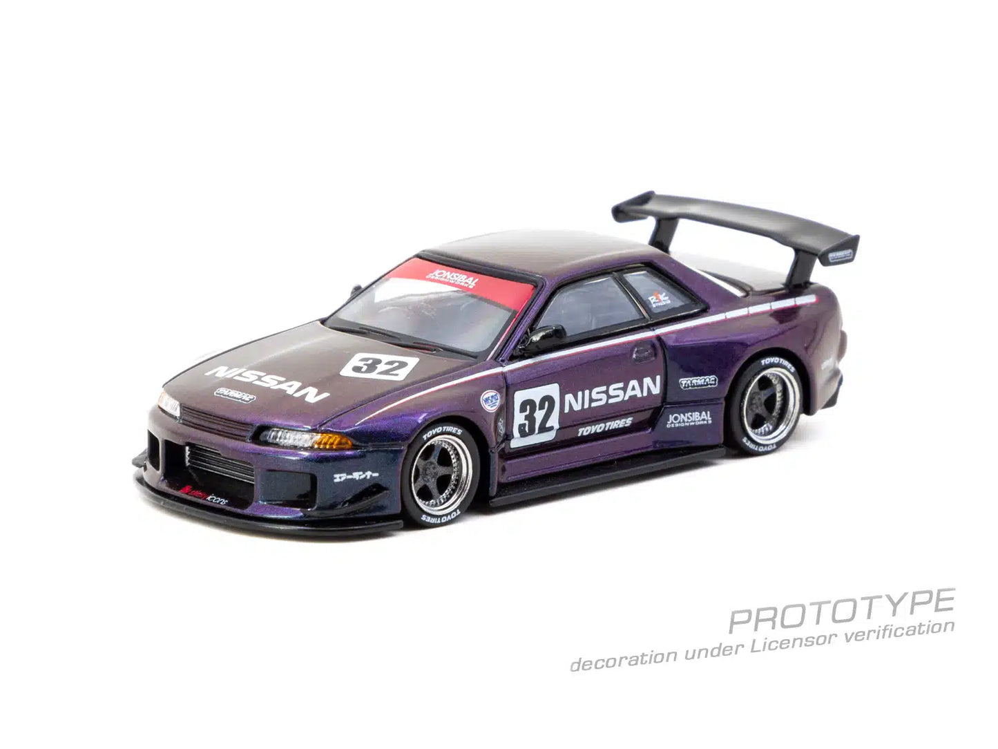 Nissan Skyline (R32) Widebody Midnight purple - Tarmac Works GLOBAL64 - Scala 1/64 T64G-061-MP