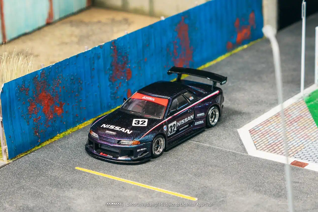 Nissan Skyline (R32) Widebody Midnight purple - Tarmac Works GLOBAL64 - Scala 1/64 T64G-061-MP