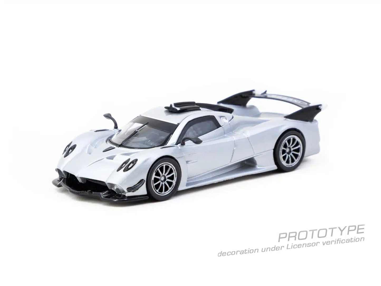 Pagani Huayra R Satin Silver - Tarmac Works GLOBAL64 - Scala 1/64 T64G-TL035-SL