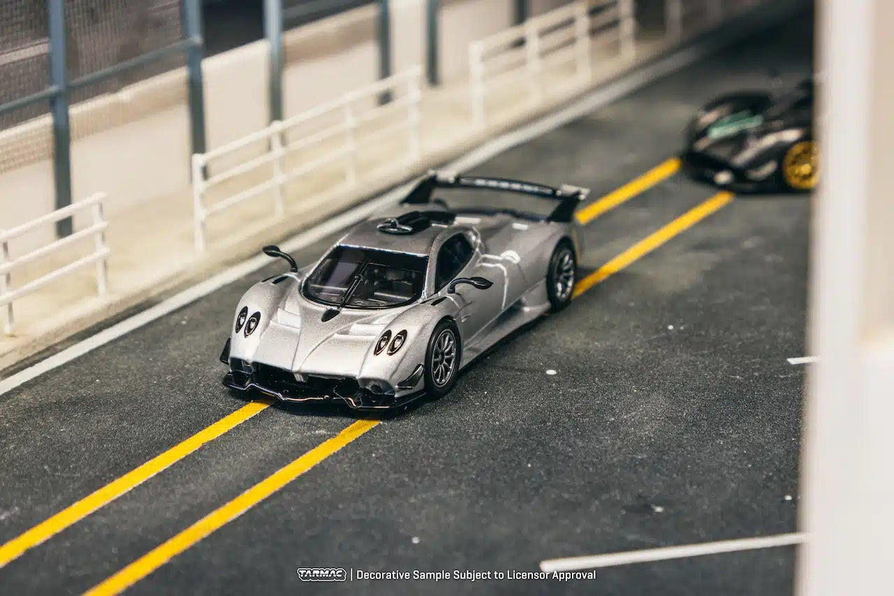 Pagani Huayra R Satin Silver - Tarmac Works GLOBAL64 - Scala 1/64 T64G-TL035-SL