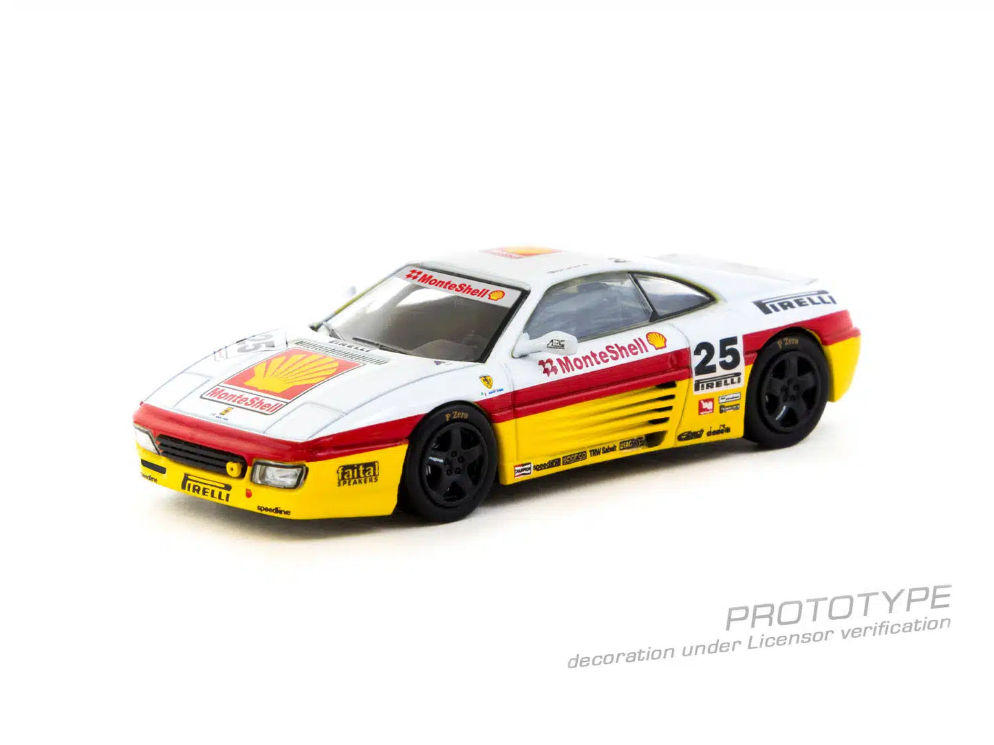 Ferrari 348 Challenge Italian GT 1994 Oscar Larrauri - Tarmac Works HOBBY64 - Scala 1/64 T64-082-94IGT25