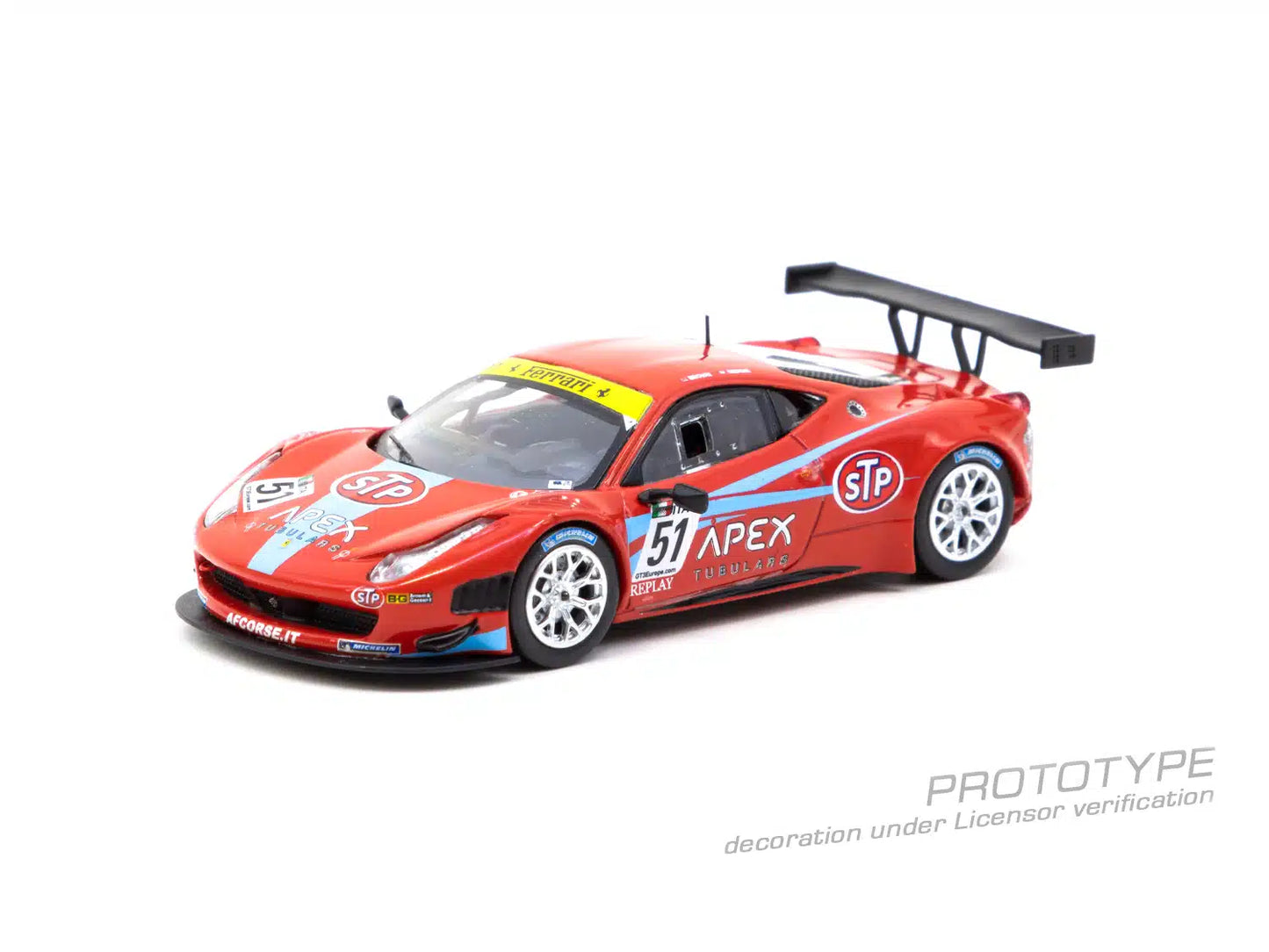 Ferrari 458 Italia GT3 FIA GT3 Europe 2011 - Tarmac Works HOBBY64 - Scala 1/64 T64-073-11FGE51