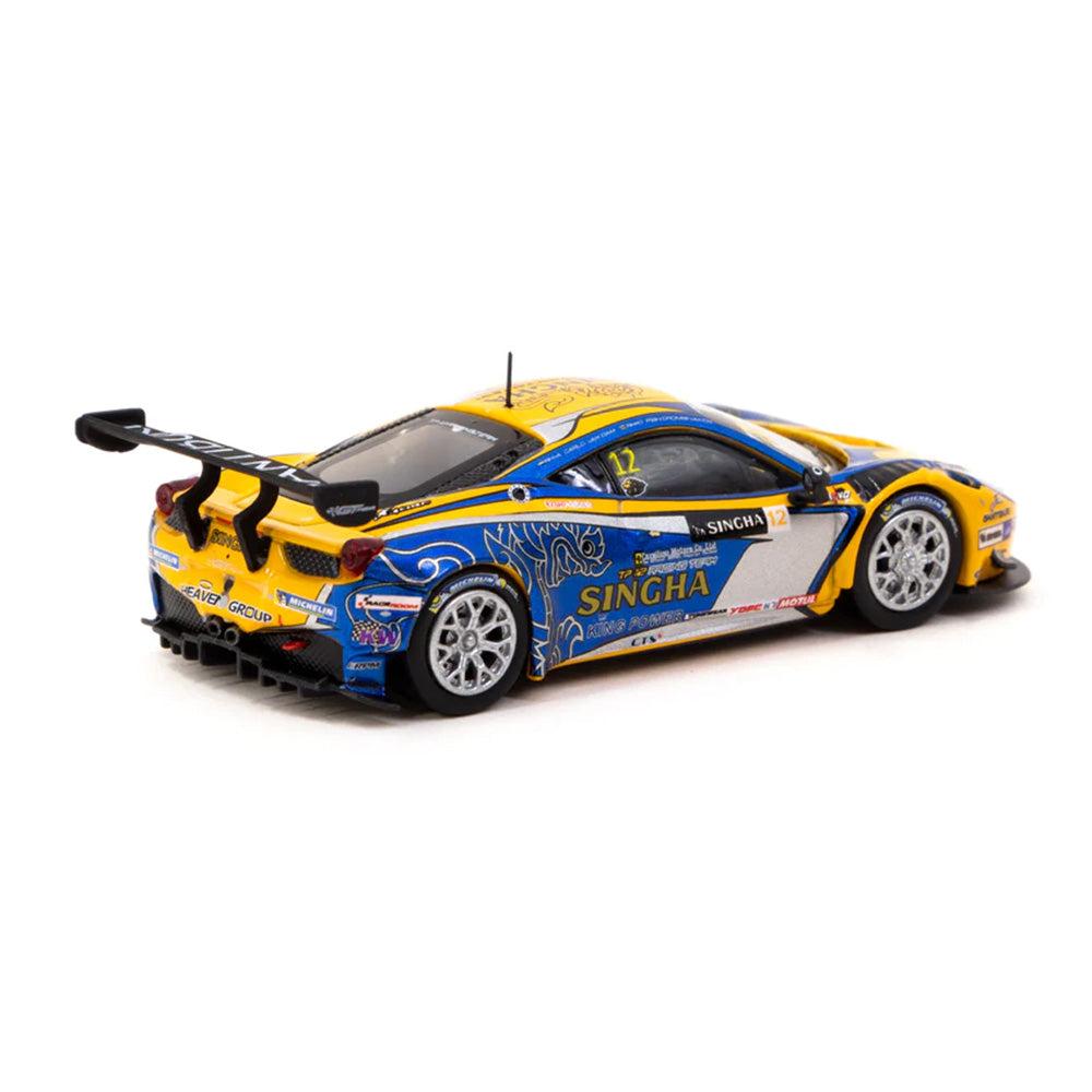 Ferrari 458 Italia GT3 GT Asia 2016 C. Van Dam / P. Bhirombhakdi - Tarmac Works HOBBY64 - Scala 1/64 T64-074-16GTA12