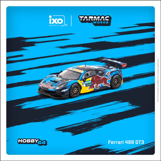 Ferrari 488 GT3 DTM 2021 Monza Race 1 Winner Liam Lawson - Tarmac Works - HOBBY64 - Scala 1/64 T64-072-21DTM30