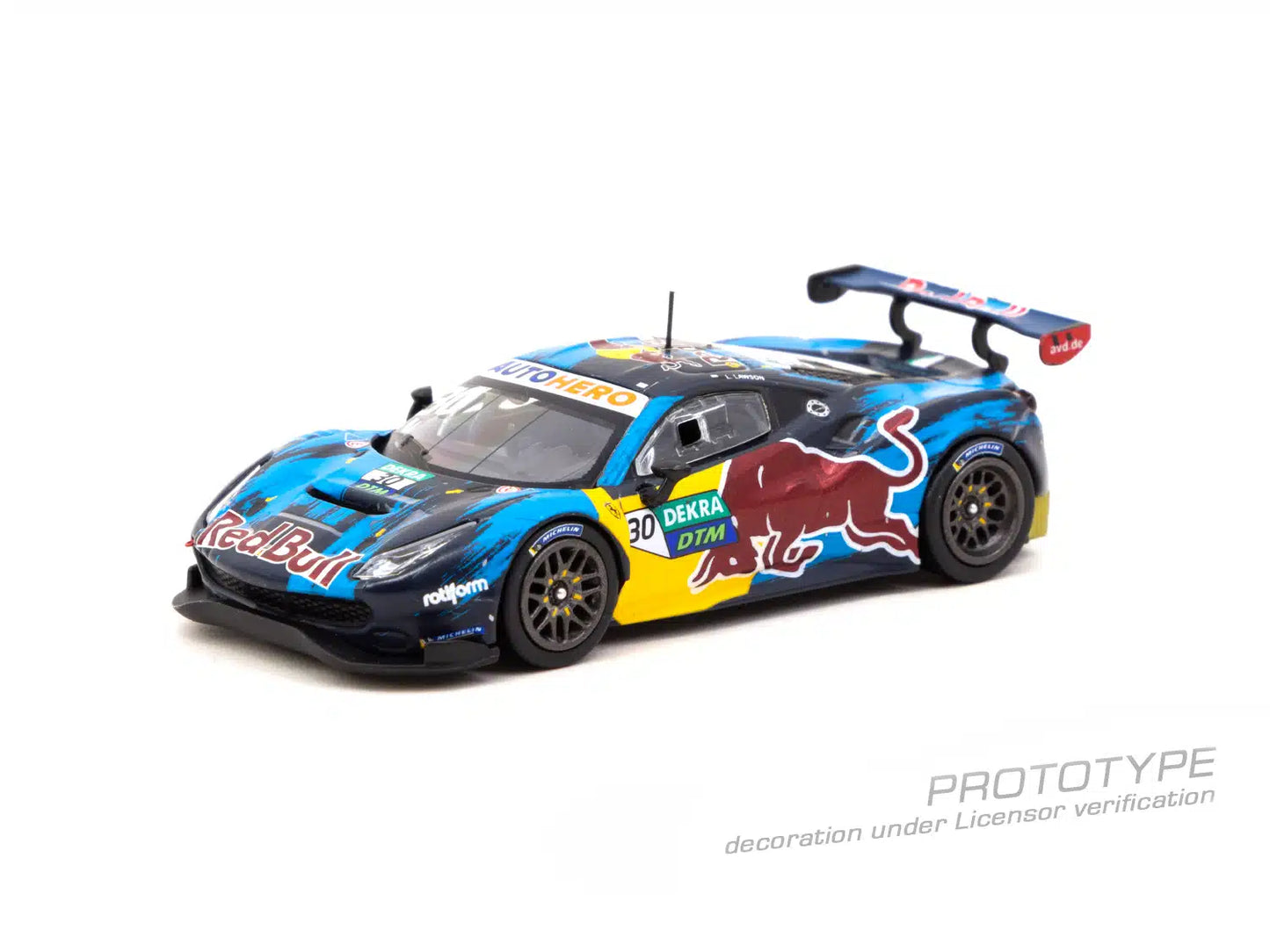 Ferrari 488 GT3 DTM 2021 Monza Race 1 Winner Liam Lawson - Tarmac Works - HOBBY64 - Scala 1/64 T64-072-21DTM30