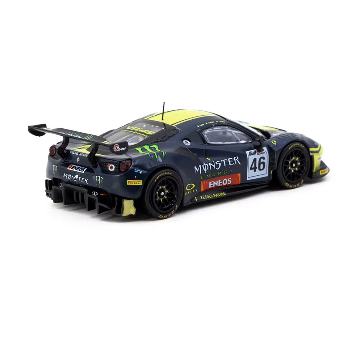 Ferrari 488 GT3 #46 Gulf 12 Hours 2019 - Tarmac Works HOBBY64 - Scala 1/64 T64-072-19GUF46