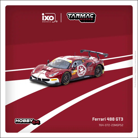 Ferrari 488 GT3 Macau GT Cup – FIA GT World Cup 2023 Harmony Racing Chen Weian - HOBBY64 - Tarmac Works - Scala 1/64 T64-072-23MGP52
