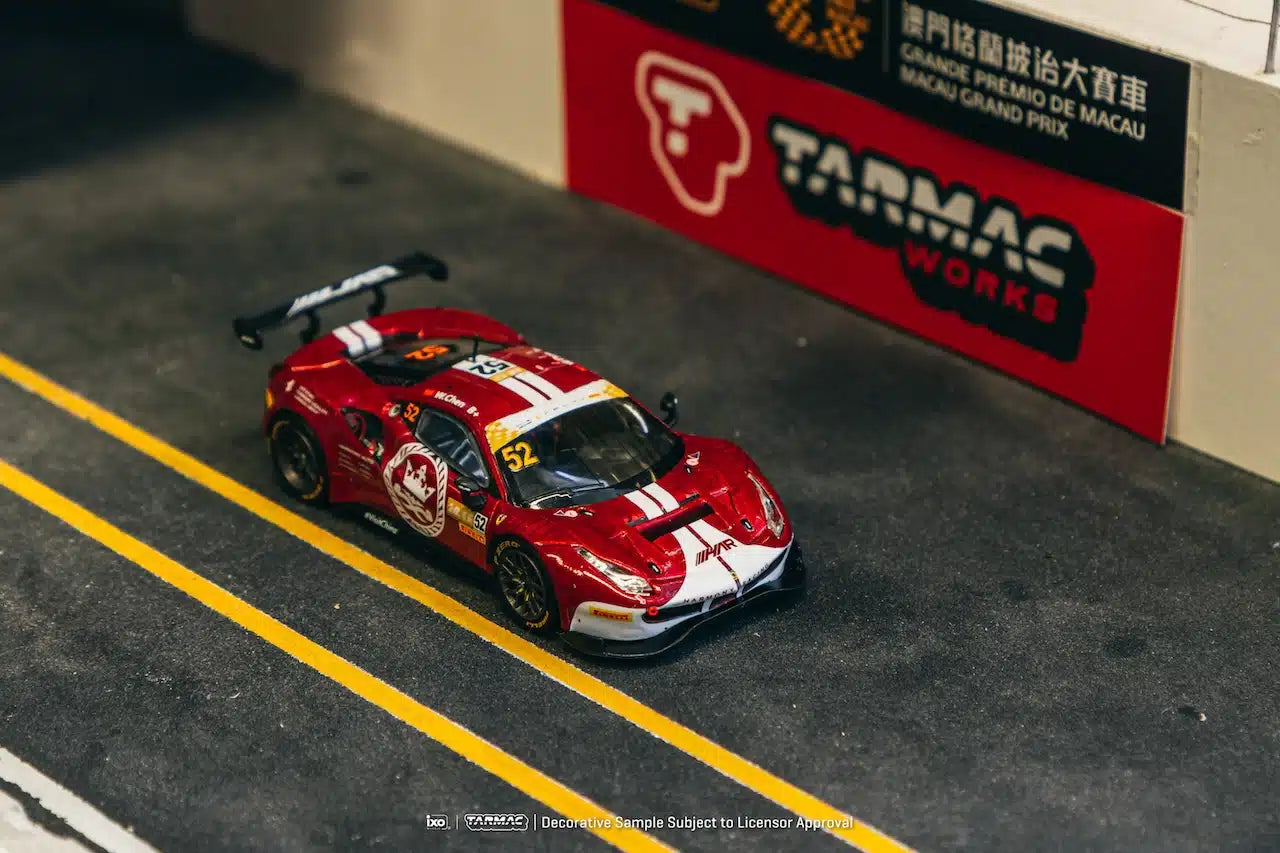 Ferrari 488 GT3 Macau GT Cup – FIA GT World Cup 2023 Harmony Racing Chen Weian - HOBBY64 - Tarmac Works - Scala 1/64 T64-072-23MGP52