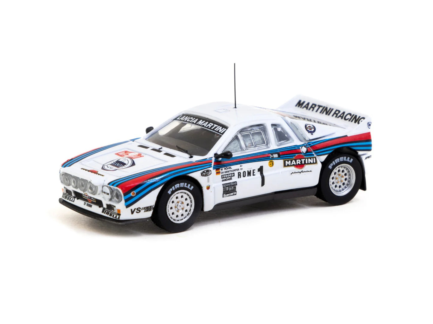 Lancia 037 Rally - Rally Monte Carlo 1983 Winner W. Rohrl / C. Geistdorfer - Tarmac Works - Scala 1/64 T64P-TL002-83RMC01