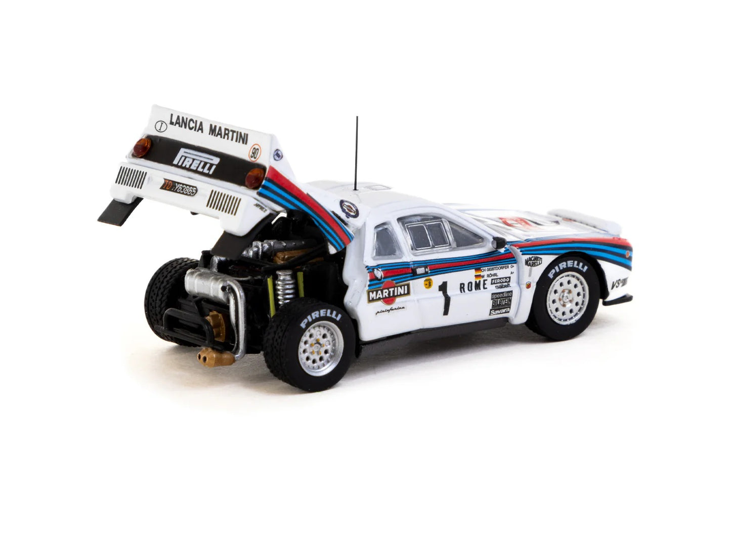 Lancia 037 Rally - Rally Monte Carlo 1983 Winner W. Rohrl / C. Geistdorfer - Tarmac Works - Scala 1/64 T64P-TL002-83RMC01