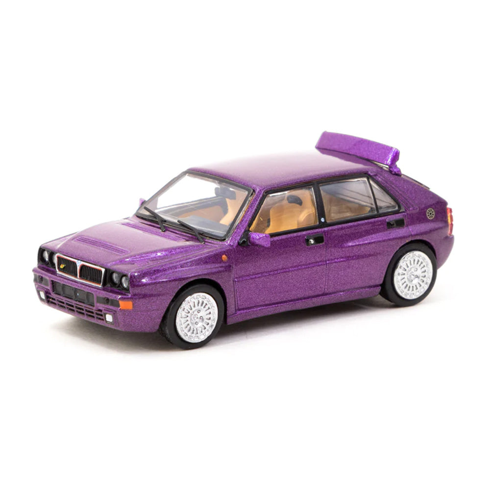 Lancia Delta HF Integrale Viola - Tarmac Works - Scala 1/64 T64R-TL049-VI