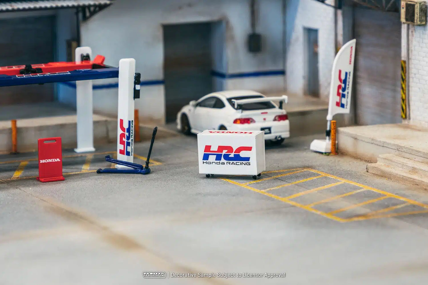 Garage tools set Honda Racing - Tarmac Works PARTS64 - Scala 1/64 T64A-TL001-HRC