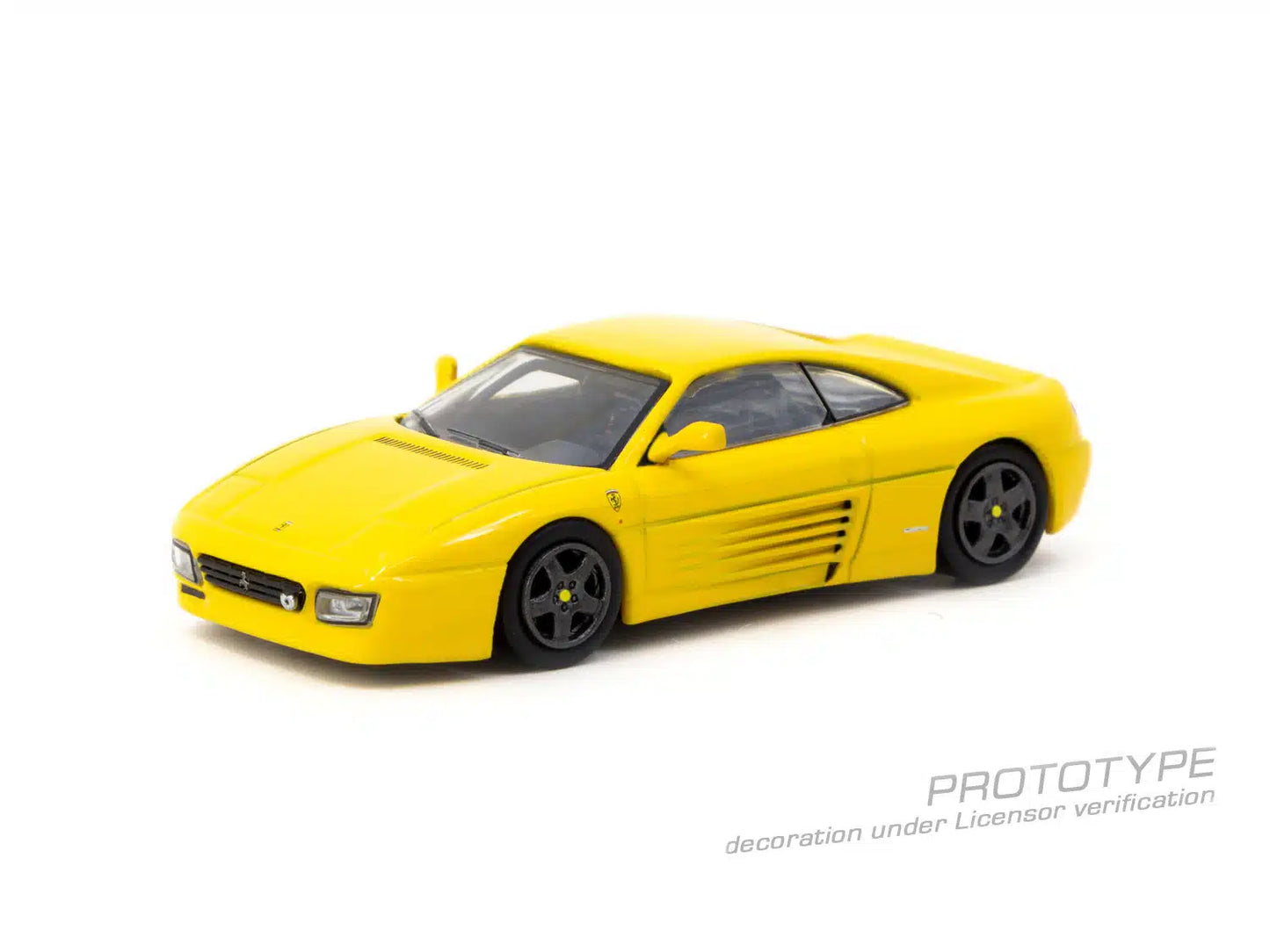Ferrari 348 Challenge Yellow - Tarmac Works ROAD64 - Scala 1/64 T64R-082-YL