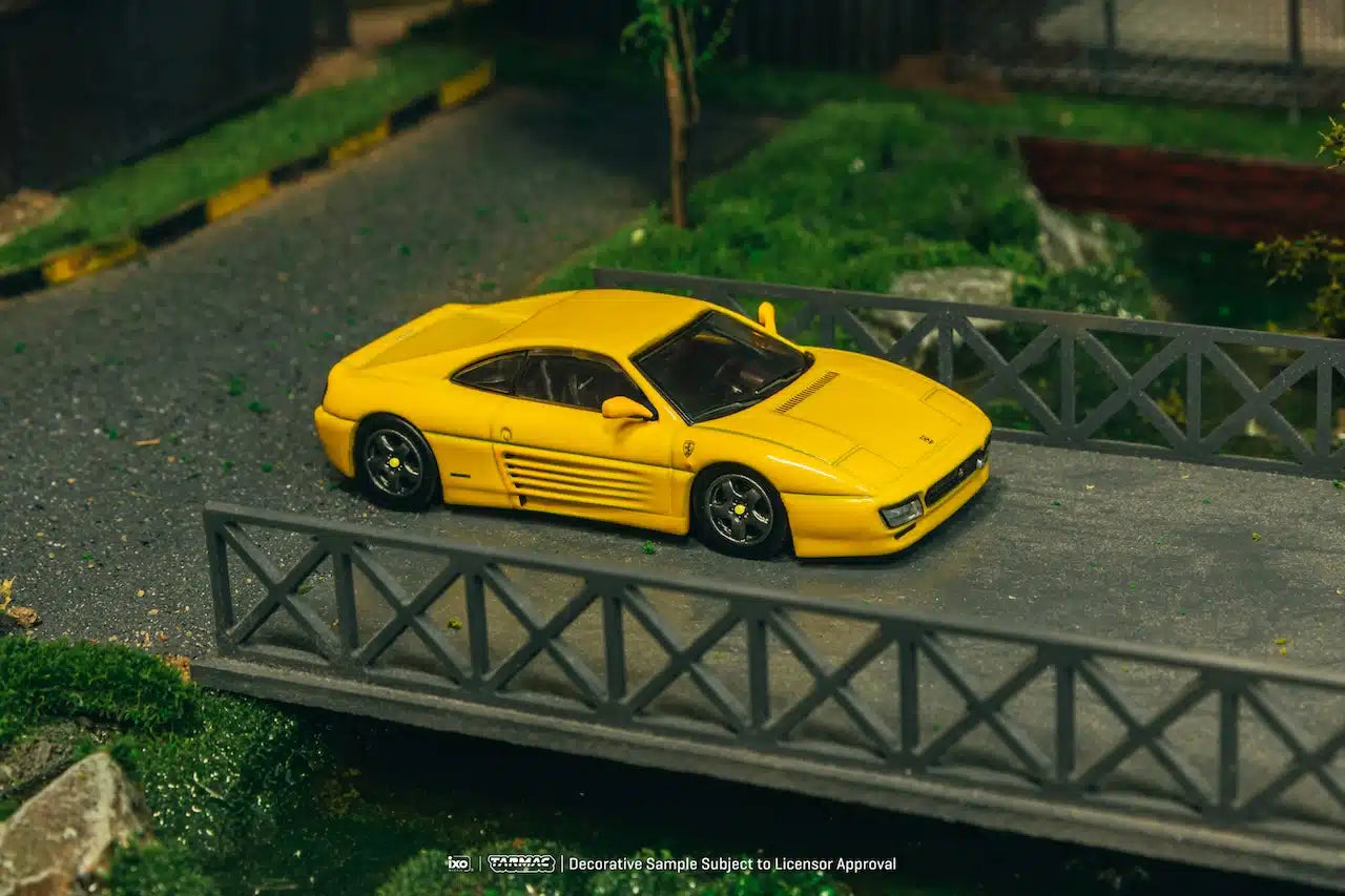 Ferrari 348 Challenge Yellow - Tarmac Works ROAD64 - Scala 1/64 T64R-082-YL